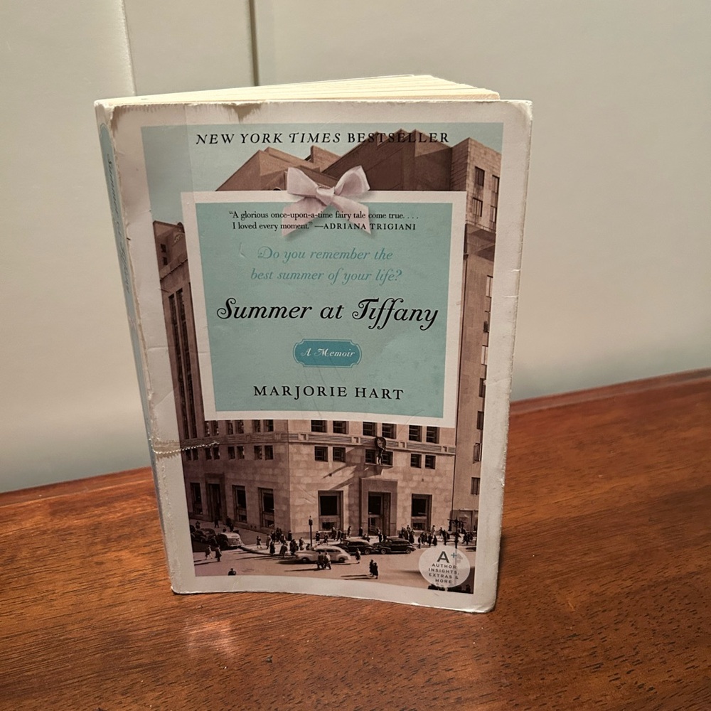 “Summer at Tiffany” paperback edition by Marjorie Hart